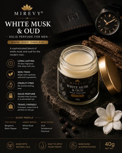 White musk oud solid - white,