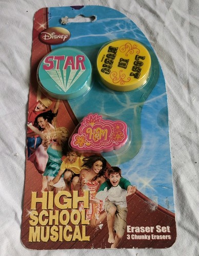 High school musical eraser set - high,