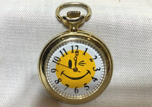 Vintage smiley face pocket - face,