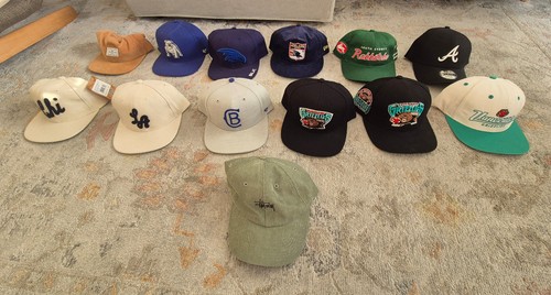 Assorted snapback caps - snapback,