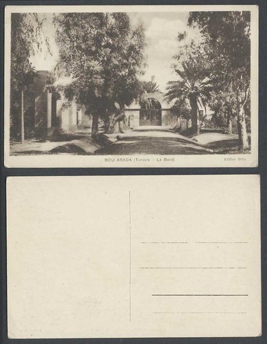 Tunisia old postcard bou - postcard,
