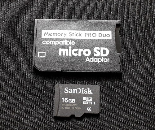 16gb psp memory card micro - memory,