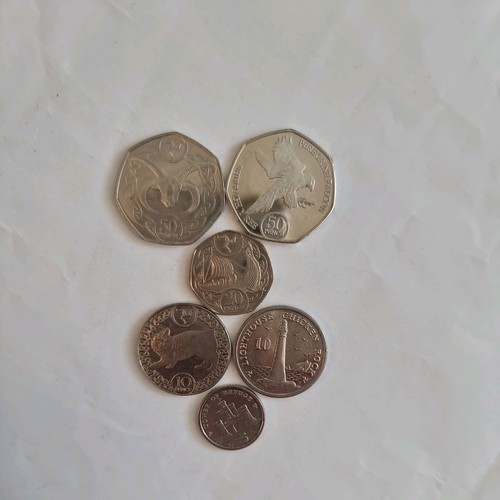 Isle man 50p 20p 2x - isle,
