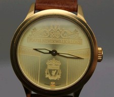 You"ll Never Walk Alone Watch 18K Gold Plated SWISS Liverpool Football Club