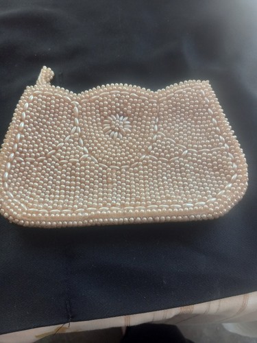 Antique small beaded purse - small,