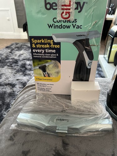 Beldray cordless window vacuum - cordless,