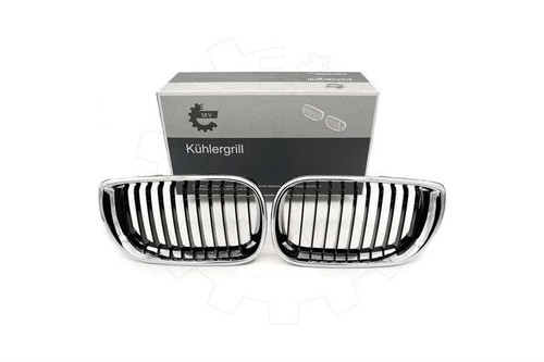 Radiator grille chrome black - grille,
