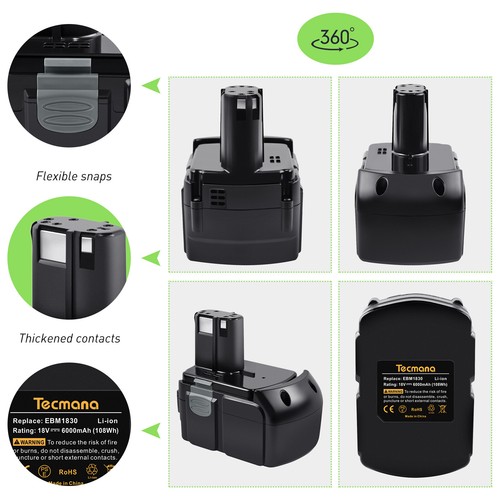 18v 6000mah battery - 6000mah,