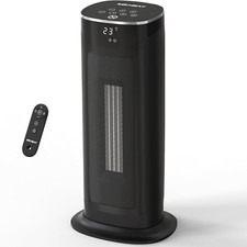 17 Inch Electric Heater 2000W Energy Efficient Space Heater with Thermostat Remo