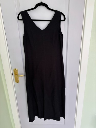 Marks spencer black linen - &,