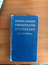 Pitman's Shorthand Dictionary Book Hardback New Era Vintage