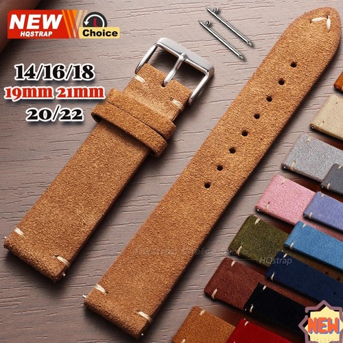Soft suede leather - suede, watch