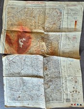 WW2 British Army Map Italy
