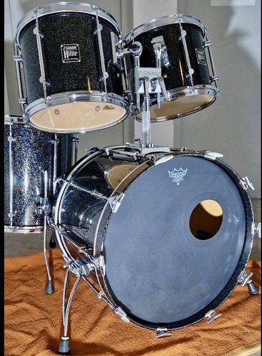 Rare sonor hilite black - sonor,