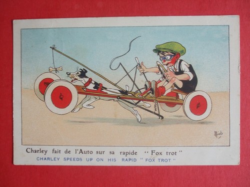 Old motoring comic speeding - comic,