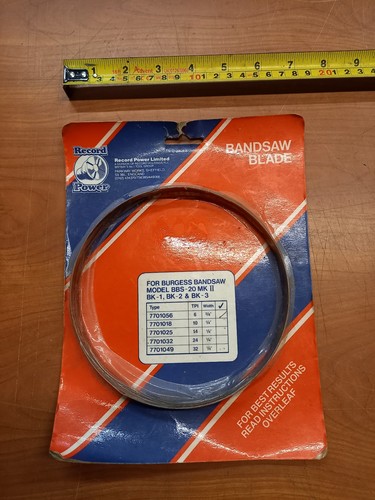 Record power bandsaw blade - power,