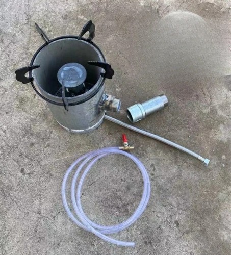 Waste motor oil heating - waste,