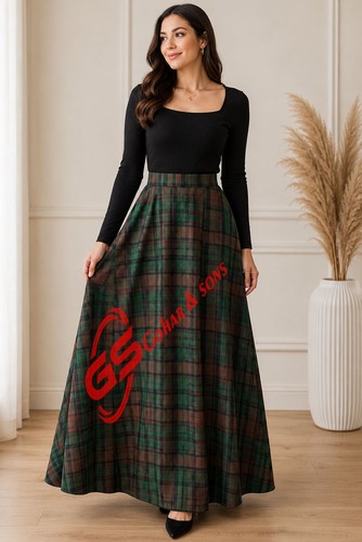 Brown watch tartan maxi - brown,
