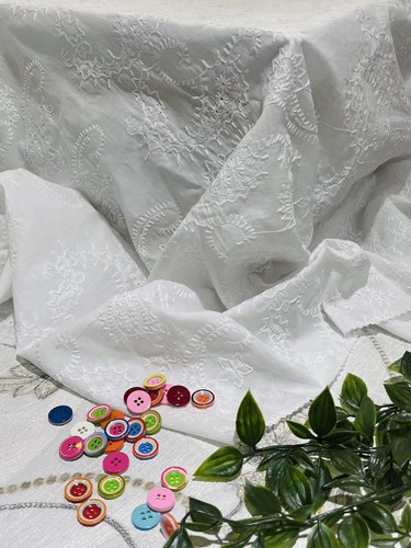 100 cotton lawn white - ✅100%,