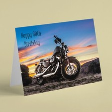 Harley Davidson motorbike at
