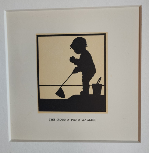 Antique miniature silhouette - miniature,