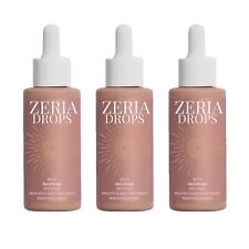 3X Zeria Drops Sunless Tanning Drops Natural Boost Melanin Enhancing Skin Tone