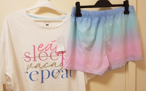 Ladies pyjamas short shirt - pyjamas, short+