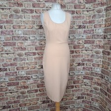 Zara Midi Dress Nude Pink Size