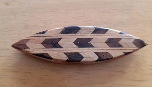 Wood tatting shuttle - wood, shuttle.