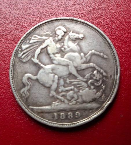 1889 victoria silver crown - 1889,
