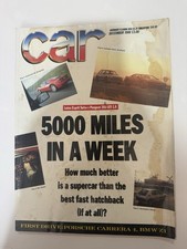 CAR Magazine Dec 1988 – 5000 Mile Supercar vs Hot Hatch Test, Carrera 4, Z1