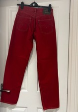 vintage levis 901 jeans ladies red 1989/1990