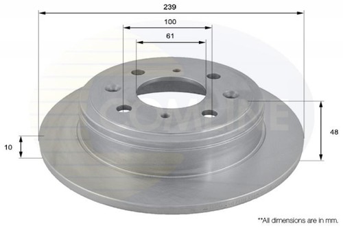 Rear brake discs set - rear,
