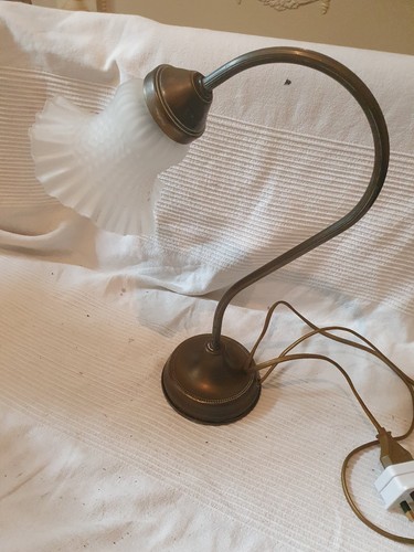 Table lamp brass effect - lamp, base