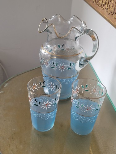Antique hand blown enamel - antique,