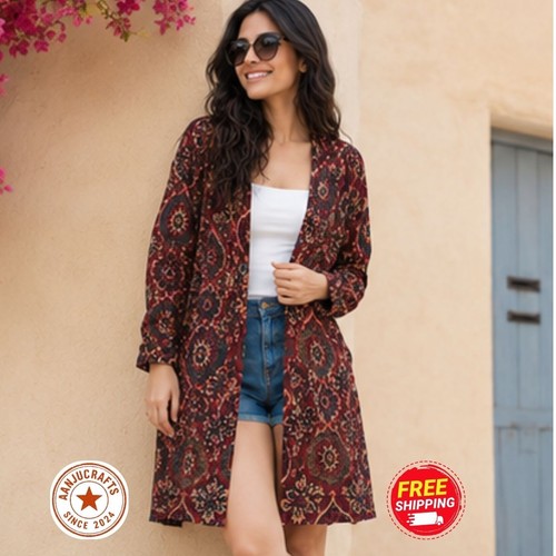 Plus size boho floral longline - size,