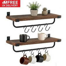 2x Wall Mounted Mug Holder