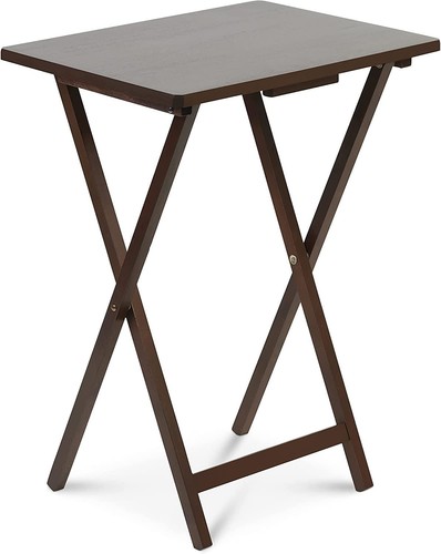 Folding snack table wooden - snack, tv