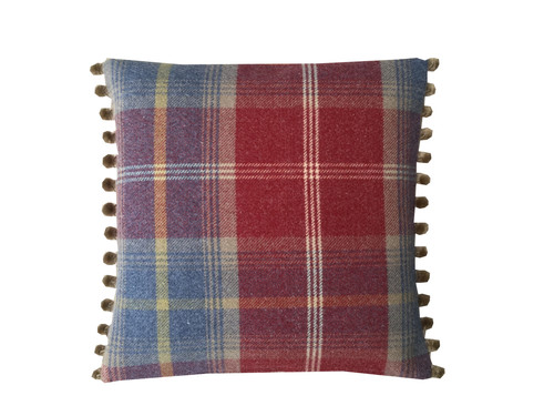 Balmoral pompom trim - , ruby
