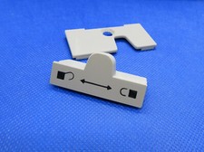 CARAVAN / MOTORHOME - Dometic Fridge Door Travel Lock Catch + Backplate - Grey