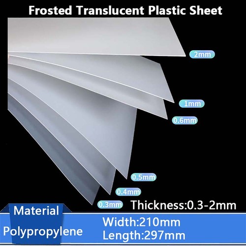Frosted translucent plastic - frosted,