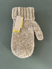 Hobbs Lurex Mittens Oatmeal