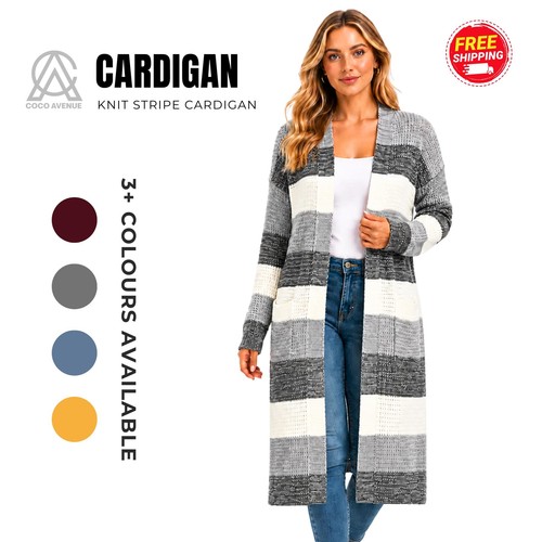 Ladies waffle knit - ladies, cardigan