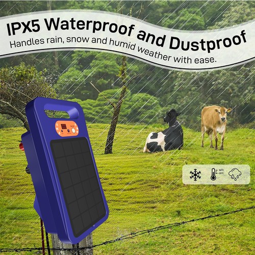 Solar electric fence charger - solar,