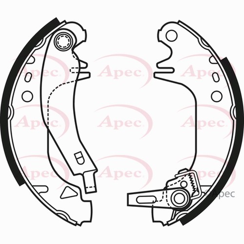 Brake shoes set - brake,