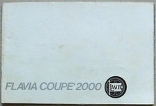 LANCIA FLAVIA COUPE 2000 Car Sales Brochure 1969 #8799354