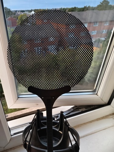 Microphone pop filter shock - pop, &