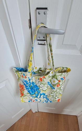 Handmade tote bag colourful - tote,