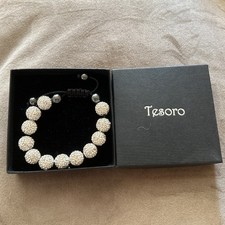 Tesoro Silver Diamonte Bracelet New
