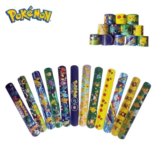 12x pokemon pikachu wristbands - 12x,